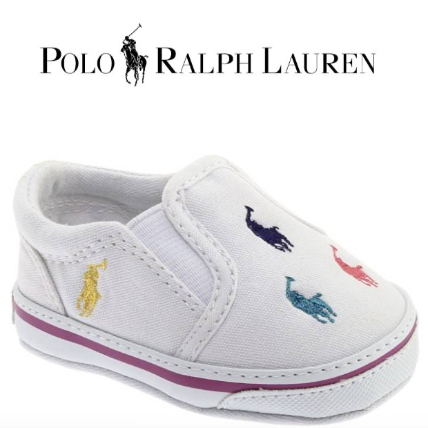 [เก็บ code ลดเพิ่ม 597]รองเท้าเด็กเล็ก Polo Ralph Lauren Kid Slip-On Sneaker**ของเเท้