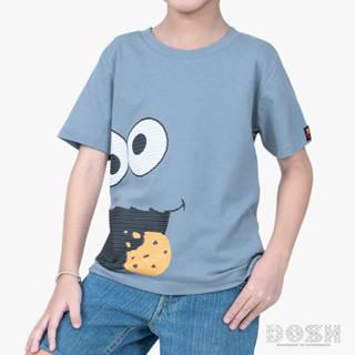 DOSH KIDS UNISEX T-SHIRTS SESAME STREET เสื้อยืดคอกลม แขนสั้น เด็กชาย-หญิง 2-12ปี DSEBT5042-BU