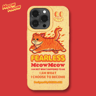 RichBlackcase 💯 Cat fearless แมวส้ม ส่งฟรี✅ เคสไอโฟน 15/15Pro/15Plus/15Promax