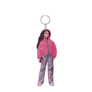 KIPLING รุ่น พวงกุญแจ BARBIE KEYHANGER สี Lively Pink Barbie X Kipling