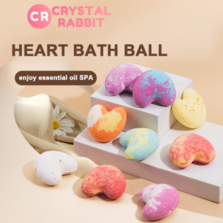 CRYSTAL RABBIT รัก ลูกเกลืออาบน้ำ ผ่อนคลายร่างกาย เม็ดฟู่อาบน้ำ บาธบอมบ์ เจลอาบน้ำ 40g