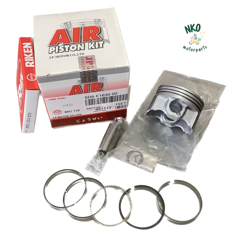 ลูกสูบ ลูกสูบชุด MIO115i,FINO115i, FINO-fi, TTX มีโอ115i ทีทีเอ็กซ์ ลูกสูบ+สลัก+กิ๊บล็อค+แหวน ลูกสูบ