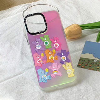 ❤️พร้อมส่งในประเทศไทย❤️เคสโทรศัพท์มือถือ ลายหมีสายรุ้ง สําหรับ iPhone 14 13 12 11Promax 14PLUS X XR XSMAX 7 8Plus SE2020