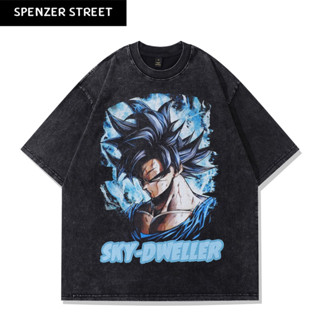 Spenzer.street | 🖤 Ultra instinct goku โอเวอร์ไซส์ เสื้อผ้าสตรีท เกาหลี y2k แฟชั่น ทราวิส 2pac ฮิต 2023 มาใหม่