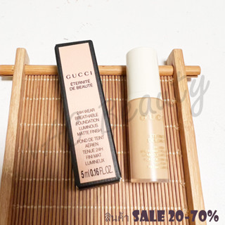 ของแท้100%_GUCCI Eternite de Beaute 24H Wear Breathable Foundation Luminous Matte Finish 4x0.6ml/ 5ml