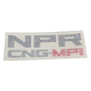 สติกเกอร์ประตู NPR08 แท้ห้าง "NPR_CNG-MPI" ( 8-97924928-0 ) [11902720]