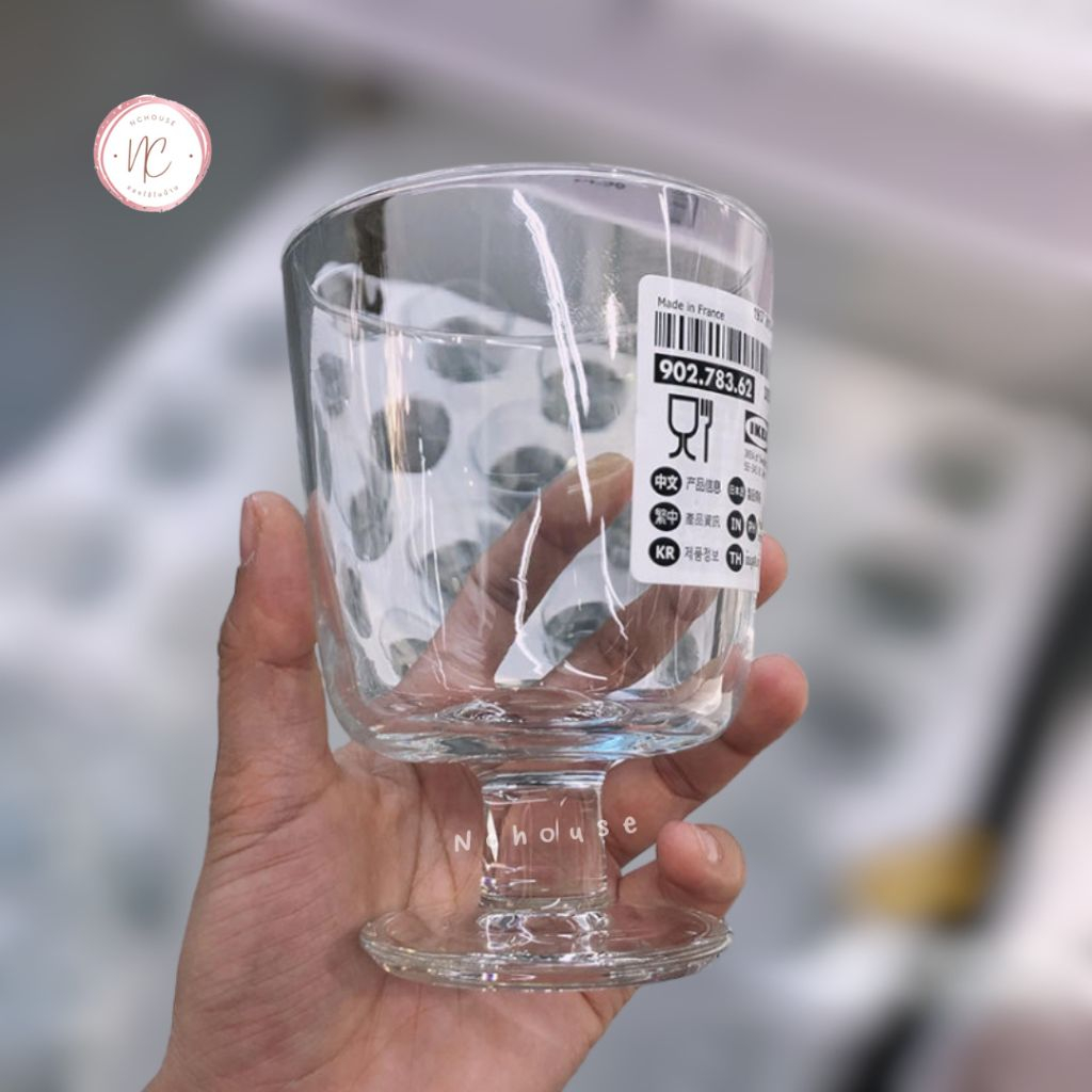 Ikea อิเกีย แก้วก้าน แก้วน้ำ glass 300ML