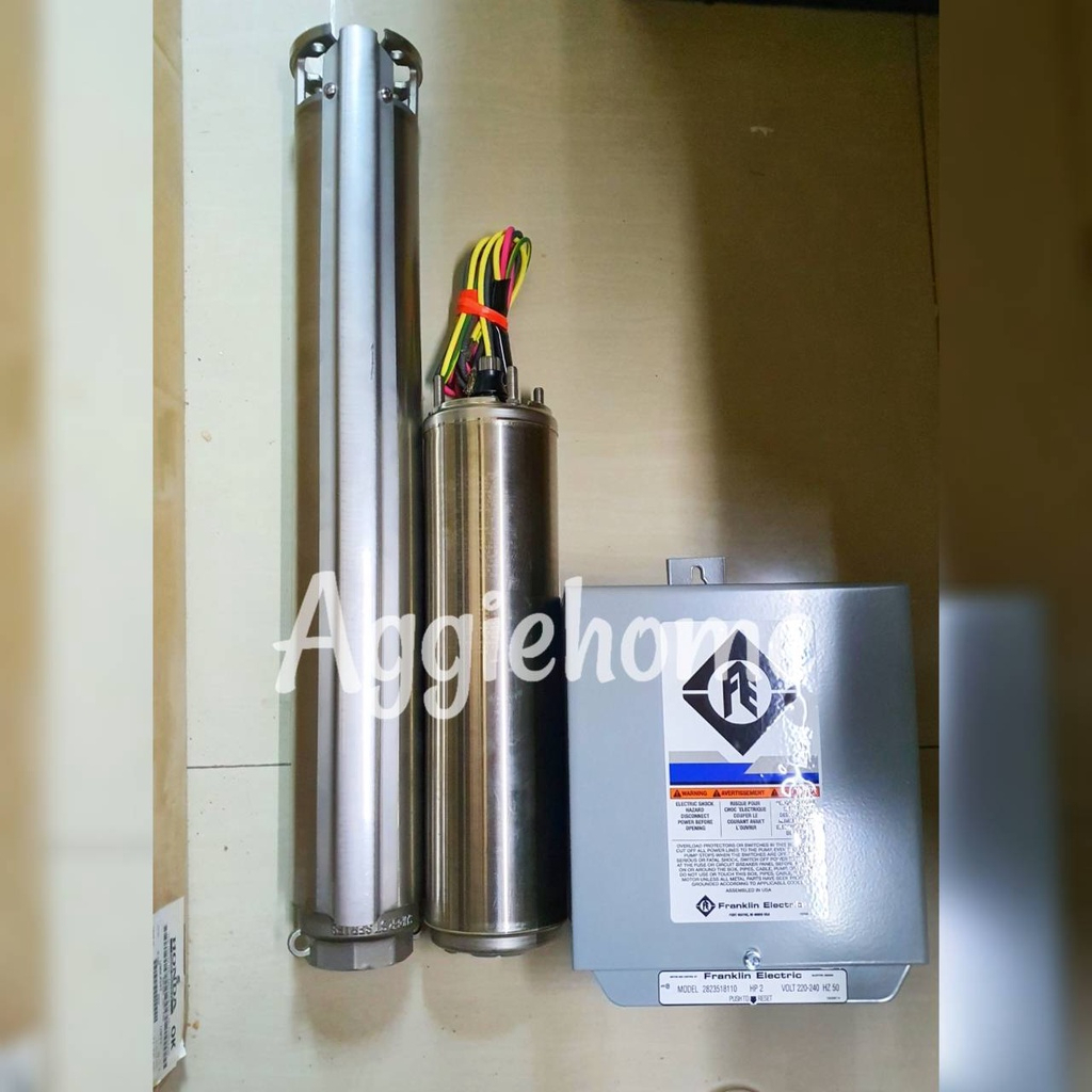 Franklin J-CLASS บาดาล Electric รุ่น 100FA2S4 -PEXB 220V. ( 2นิ้ว 2HP 12ใบ) 1500วัตต์ ปั๊มน้ำ ซัมเมิ