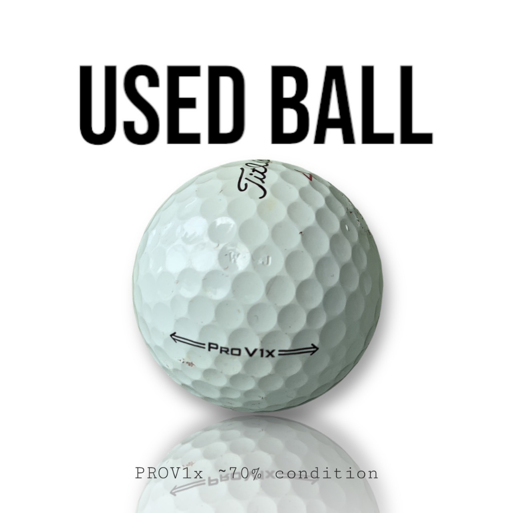 ลูกกอล์ฟมือสอง Titleist ProV1x Used Golf ball around 70 percent condition