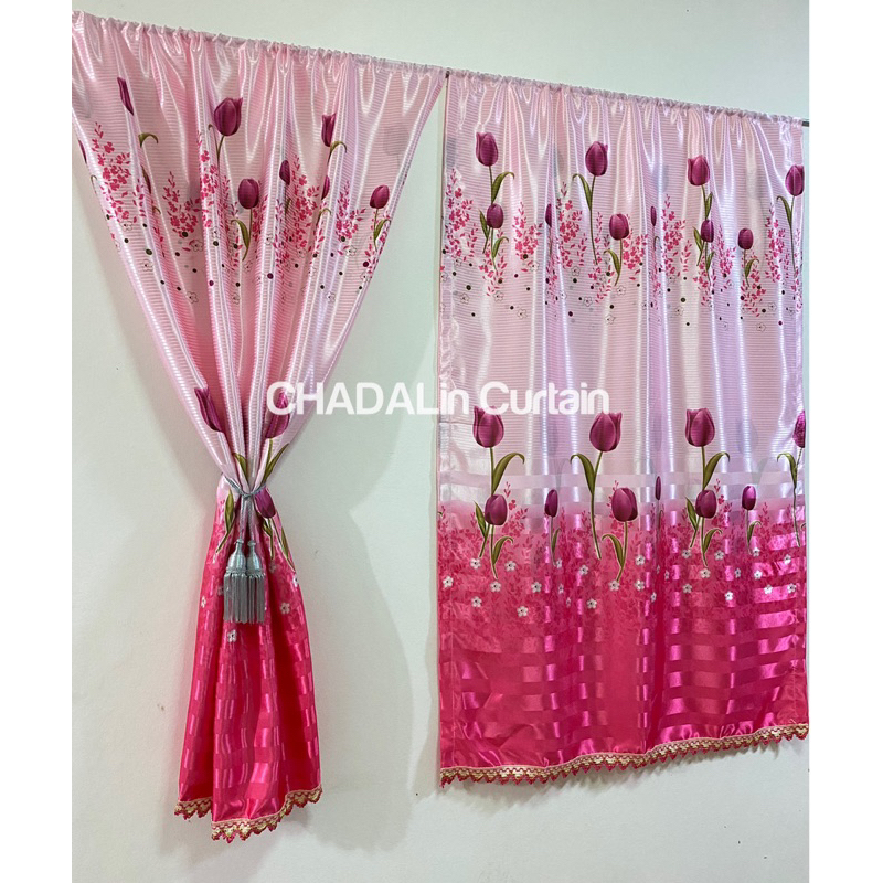 แนะนำ ผ้าม่าน ผ้าม่านหน้าต่างแบบสอดลวด ผ้าพิมพ์มีลายทั้ง 2 ด้าน เนื้อหนา (สูง150ซม.) ราคา/ผืน ราคาพิเศษ มีเก็บเงินปลายทาง