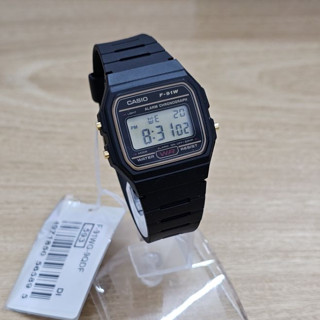 [ของแท้] Casio Casio นาฬิกาข้อมือ รุ่น F-91WG-9SDF  รับประกันศูนย์ CMG 1 ปี