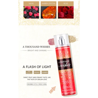 🌃🌼🍋🫐perfume Victoria's Secret bath & body works fragrance mist สเปรย์น้ำหอมฉีดตัว（ 236 ml)