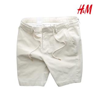 กางเกงชิโน่ขาสั้น เอวยืดมีเชือก (size 30-38)