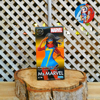 Ms.MARVEL [ลิขสิทธิ์แท้ SEGA ] MARVEL COMICS super premium figure Ms.Marvel SEGA SPM