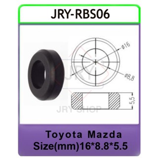 RBS06:ยางรองปลายหัวฉีด [ตัวล่าง] {แบบบาง} สามารถใส่กับหัวฉีดได้หลายรุ่นในตระกูล DENSO ในรุ่น TOYOTA MAZDA SUZUKI