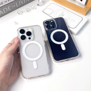[i17]🔋พร้อมส่ง S43 เคสใสชาร์จไร้สายงานดี & เคส FEILATU เคสแม่เหล็ก for iPhone เคสไอโฟน เคสใส 16Plus,17Pro,17Promax