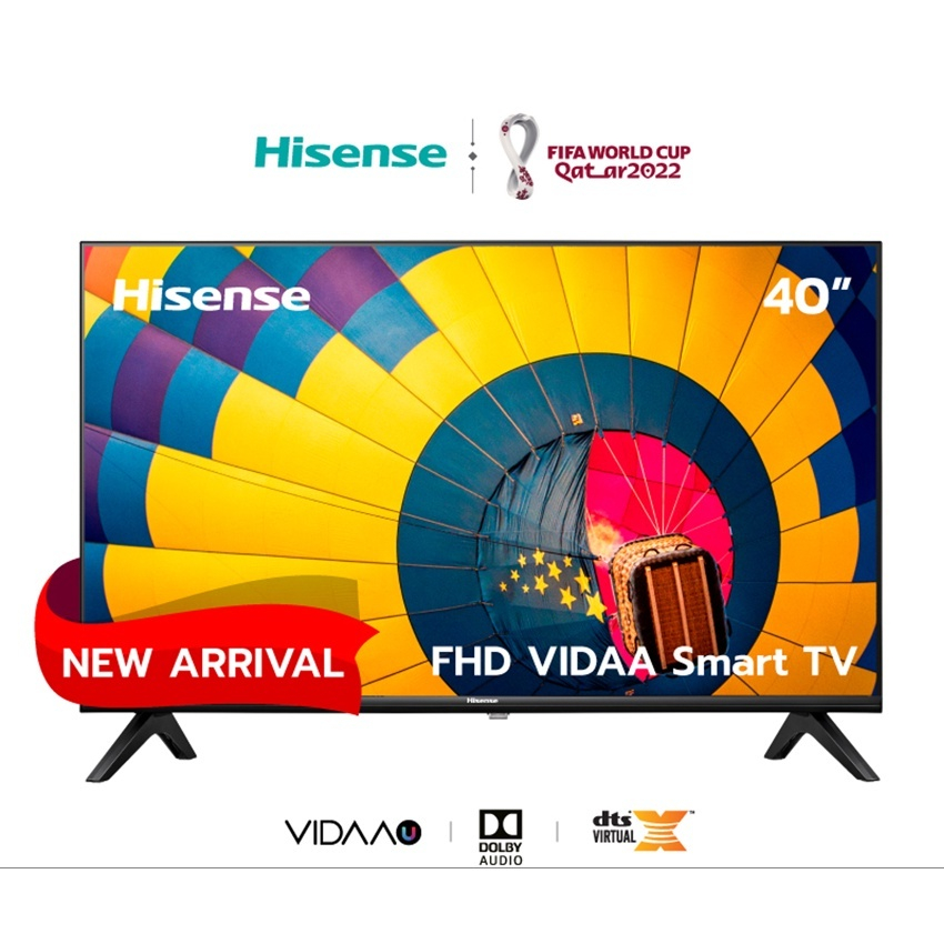 HISENSE ไฮเซนส์ สมาร์ททีวี 40 นิ้ว SMART TV/FHD รุ่น 40A4000H Clearance ตําหนิ ฝุ่น