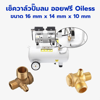 เช็ควาล์วปั้มลม ออยฟรี oilless รุ่นหนา 10x14x16 ราคาถูกที่สุด!!!!!