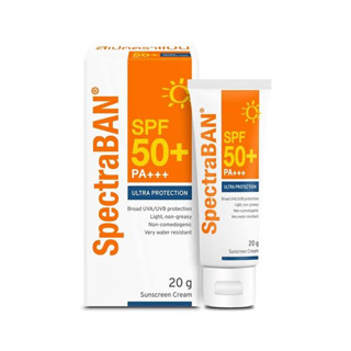 SPECTRABAN SPF50+ PA+++ 20G ครีมกันแดดสเปคตร้าแบน เอสพีเอฟ 50+ พีเอ+++ 20 กรัม รุ่น Ultra Protection