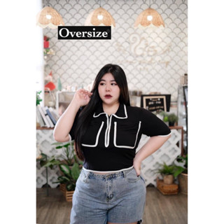 🔥Plussize🔥เสื้อคนอ้วน🔥Freesize 40-48"