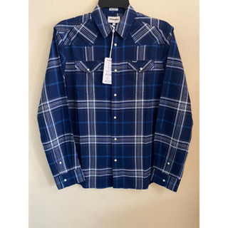 wrangler เสื้อเชิ้ตผู้ชาย cotton100% ใส่สบาย ทรงregular fit ราคาป้าย 1990 บาท แท้ของใหม่