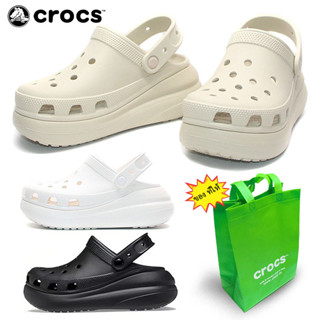 CROCSรองเท้า Classic Crush Clog รองเท้าแตะลำลอง รองเท้าผู้ใหญ่ รองเท้าคร็อคส์รุ่นฮิตได้ทั้งชายหญิงรองเท้าแตะ