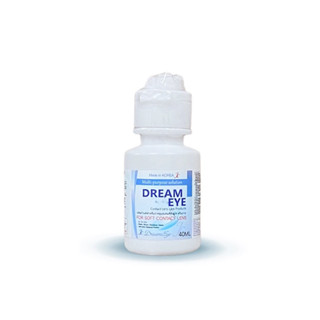 น้ำยาล้างคอนแทคเลนส์ ดรีมอาย ล้าง แช่ หยอดตาได้ 40ml.