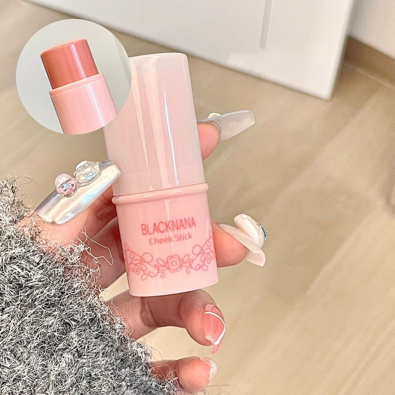 O-03✨BLACK NANAบลัชออน 3 สี ชุ่มชื่น ยั่งยืน กันน้ำ ไม่จางหายง่าย บลัชครีม ครีมบลัช บลัชออนปัดแก้ม เกลี่ยง่ายไม่เป็นก้อน - รูปที่ 2