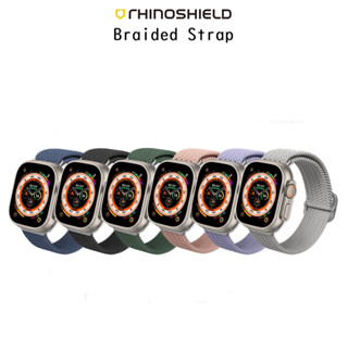 Rhinoshield Braided Strap สายนาฬิกาไนลอนเกรดพรีเมี่ยม สายสำหรับ Watch 1-8/Se 38/40/41/42/44/45/49mm.