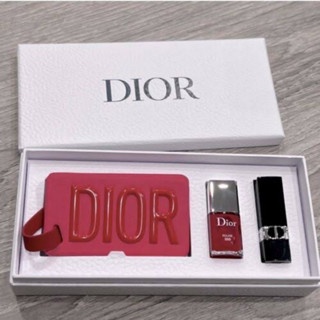 Dior ชุดเซตลิปสติกและทาเล็บ