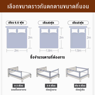 ที่กั้นเตียงนอนขนาด5ฟุต