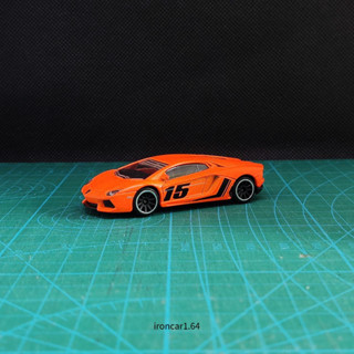 majorette lamborghini aventador สีส้ม เบอร์15 หายาก