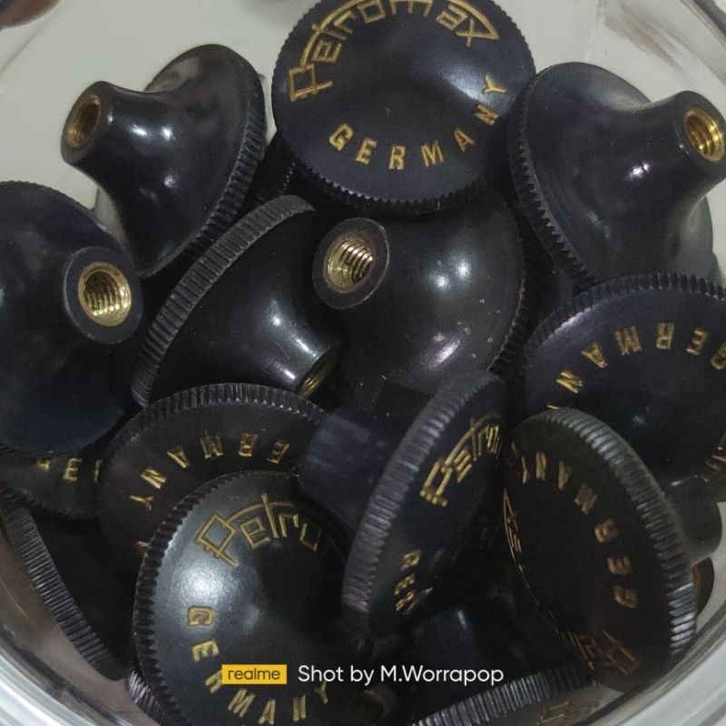 หัวแป้นสูบลมตะเกียงเจ้าพายุ Petromax made in Germany เก่าเก็บ ของแท้ ใส่ก้านสูบลมตะเกียง Petromax  A