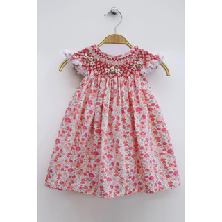 ฺPre order สม็อคเดรสสุดน่ารัก Baby girl dress smocked, Memory Lanes Kidswear Brand