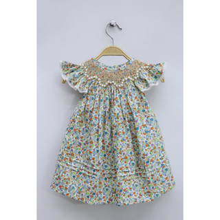 ฺPre order สม็อคเดรสสุดน่ารัก Baby girl dress smocked, Memory Lanes Kidswear Brand