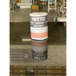NITTO กระดาษกาวนิตโต้ NITTO TAPE NO.720 กระดาษกาวนิตโต้ Nitto ขนาด (16 mm. x 18 m.)