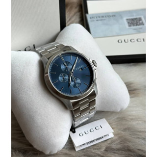 ⌚️Gucci 126.2 Chronograph Date Blue Dial Men’size