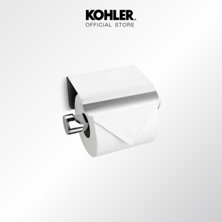 KOHLER July covered tissue holder ที่ใส่กระดาษชำระ กระดาษทิชชู แบบมีฝาปิด ในห้องน้ำ รุ่นจูลายน์ K-45403T-CP