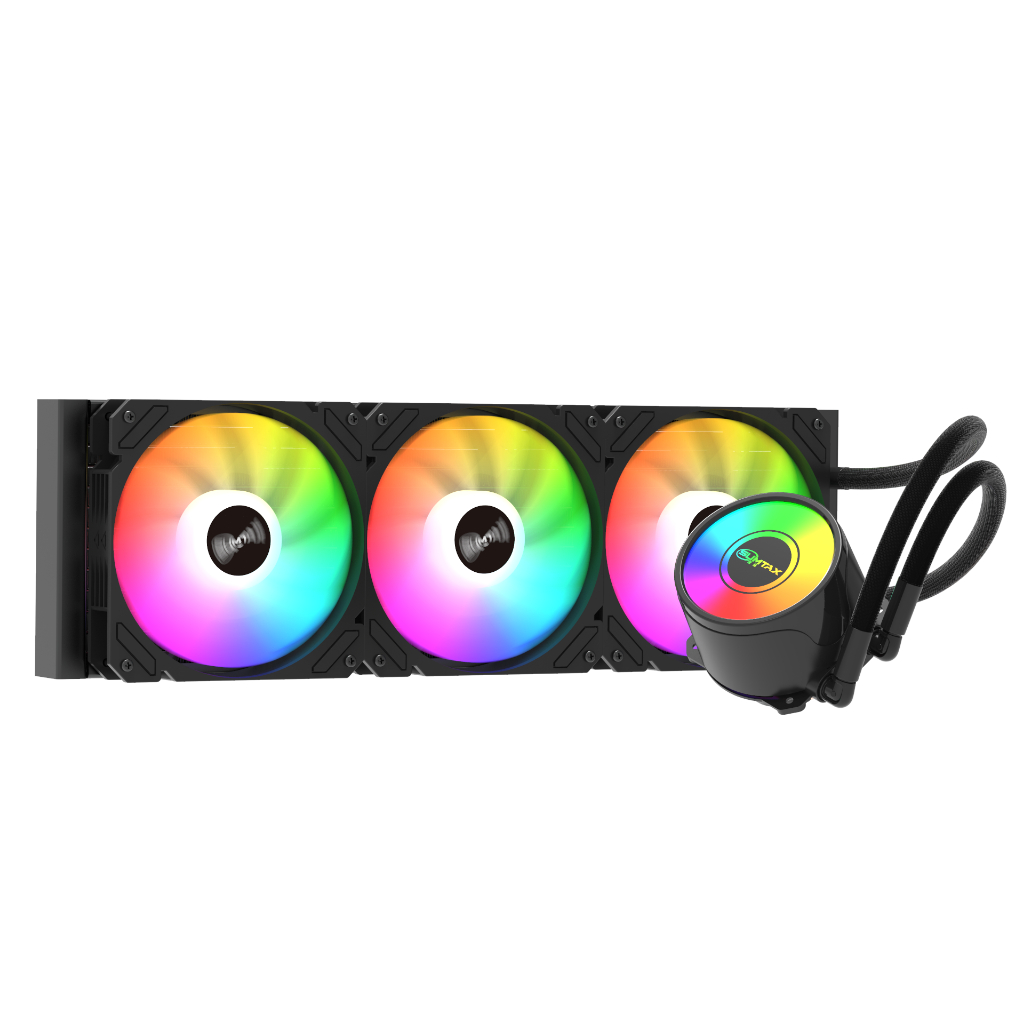 SUMTAX ชุดน้ำระบบปิด Tsunami SL-360 240 120 Unlimited Deep Space Lighting ARGB Multi-platform CPU Liquid Cooler รับประกั