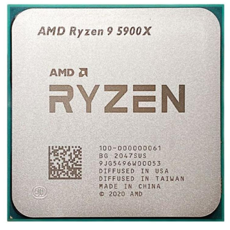 CPU (ซีพียู) AM4 AMD RYZEN 9 5900X 3.4 GHz[สินค้ามือสอง] เฉพาะตัว CPU