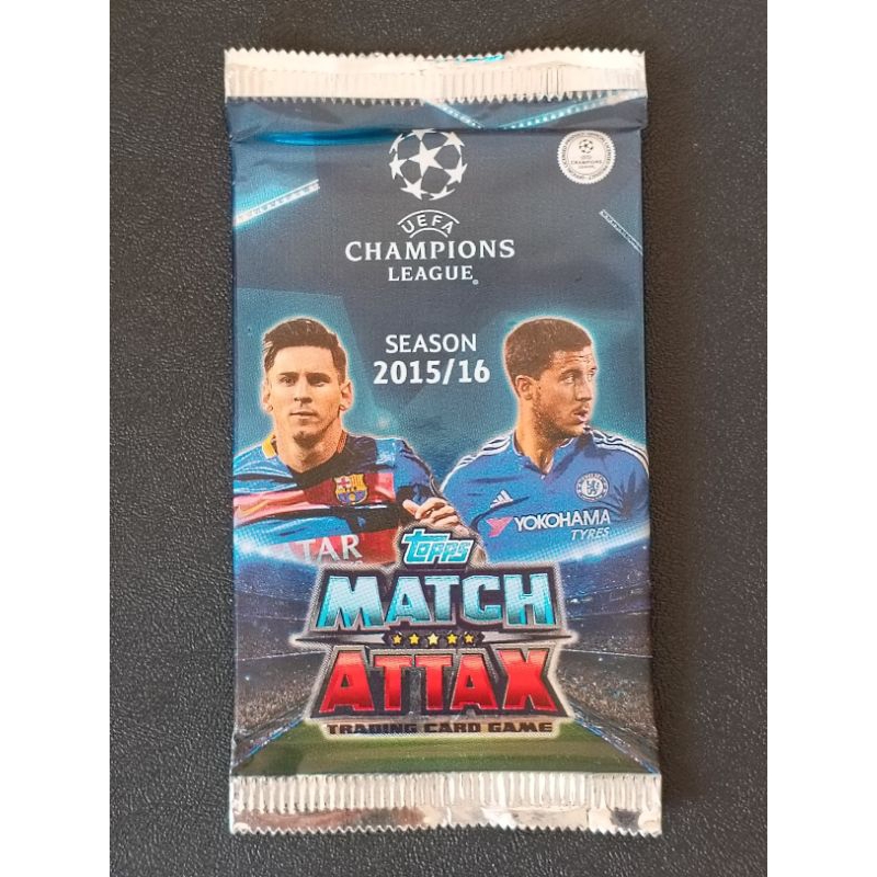 (Sealed Pack) ซองสุ่มการ์ดฟุตบอล แมตซ์แอทแทค ฤดูกาล 2015/2016 ( MATCH ATTAX 2015/2016 TRADING CARD GAME )