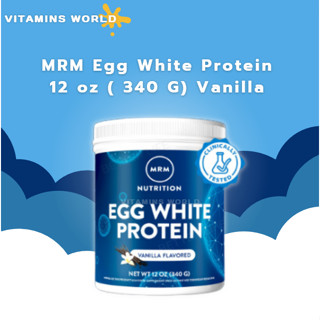 MRM Egg White Protein 12 oz ( 340 G) Vanilla (V.616)