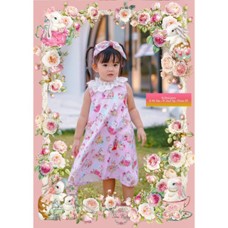 De bunny - Look 3 เดรสกระต่ายวินเทจสีพาสเทล  ชุดเดรสเด็กน่าร…