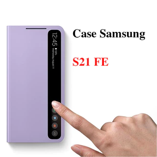 Case สำหรับ Samsung S21 FE cover เคสฝาพับ s21fe case s21fe cover original เคสฝาปิด s21 fe เคสซัมซุง s21fe เคสซัมซุงs21fe