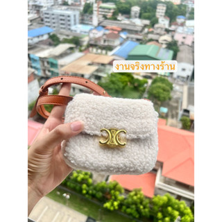 🤍🍑Celiin bag  กระเป๋าขนปุยสะพายข้าง🏜️รุ่นใหม่ พร็อบคาเฟ่  ✨พร้อมส่ง✨🇹🇭Gee shop🛒