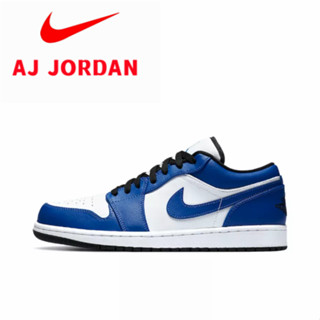 Air Jordan 1 Low Game Royal สีขาวและฟ้า Lightning