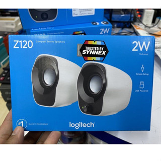 ลำโพง Logitech USB Speaker Z120 ใช้ไฟจาก USB (ลำโพงสเตอริโอขนาดกะทัดรัด) รับประกันศูนย์ SYNNEX 1 ปี