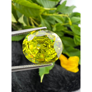 cz peridot 12x14mm 1 pieces cubic zirconia gemstones