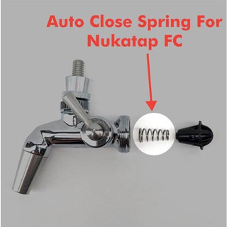 Auto-Close Spring for NUKATAP Flow Control