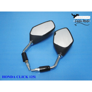 HONDA CLICK125i SIDE MIRROR "BLACK" ACCESS  // กระจกมองข้าง กระจกข้าง สีดำ กระจกแต่ง ใส่ได้ทุกรุ่น